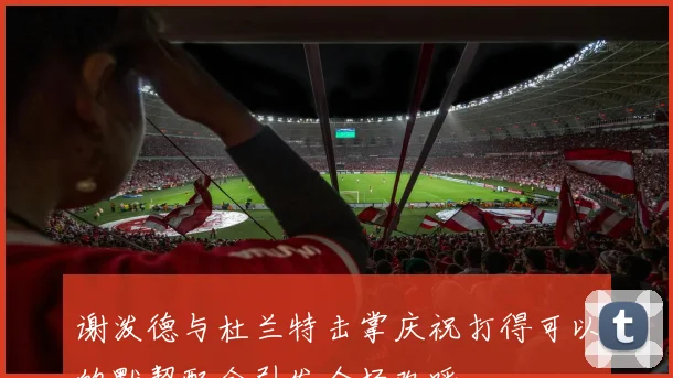 谢泼德与杜兰特击掌庆祝打得可以的默契配合引发全场欢呼