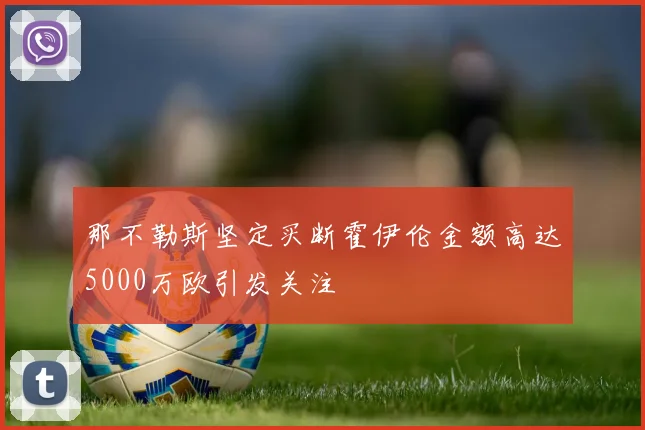那不勒斯坚定买断霍伊伦金额高达5000万欧引发关注