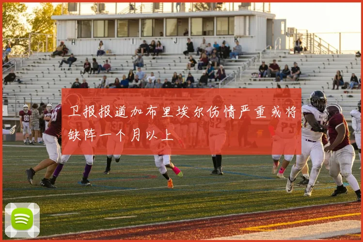 卫报报道加布里埃尔伤情严重或将缺阵一个月以上